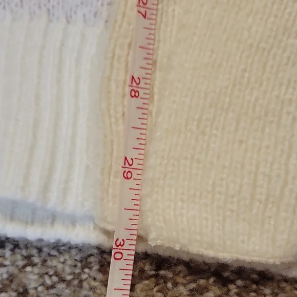 Maurices Cream and Pink Heart Cardigan - Picture 3 of 3